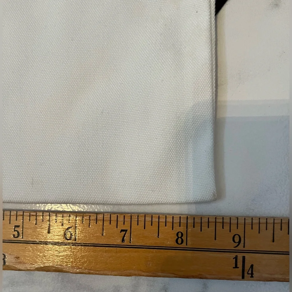 Authentic ~ Self-Portrait White Canvas Dust Bag Pouch